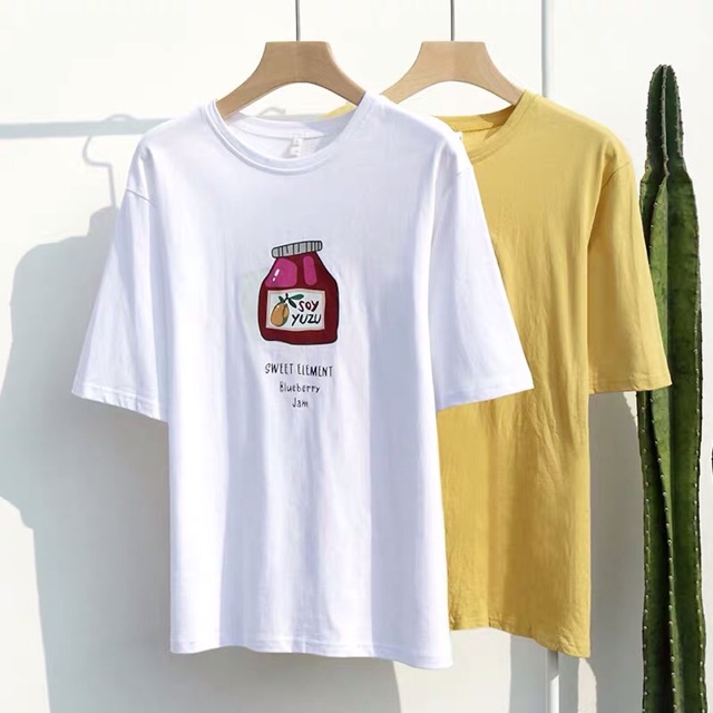 Áo thun tay lỡ form rộng họa tiết SOY YUYU - Unisex nam nữ đều mặc được