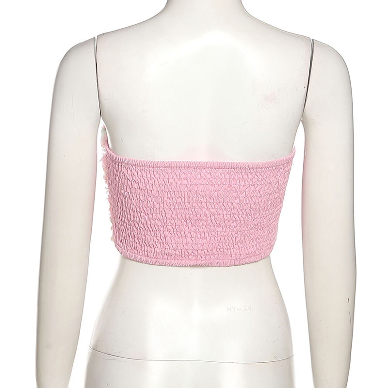 Áo Ống Hở Vai In Hoa Thời Trang Cho Nữ