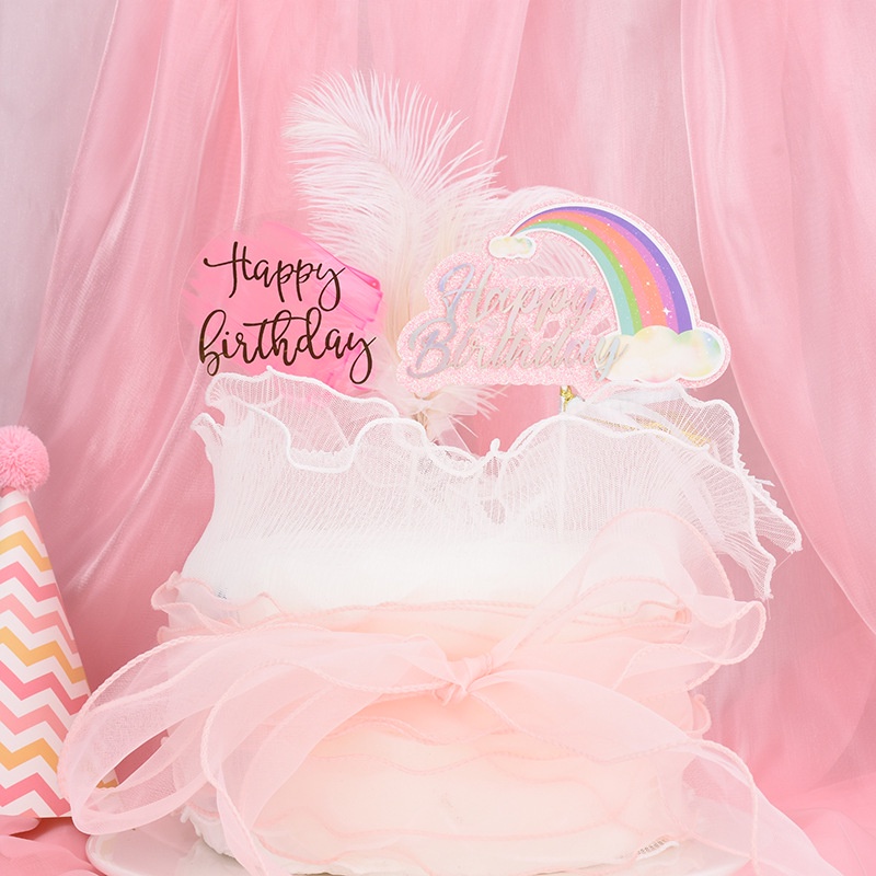 Cuộn Dây Ruy Băng 5M Dùng Trang Trí Viền Bánh Kem Xinh Xắn edge