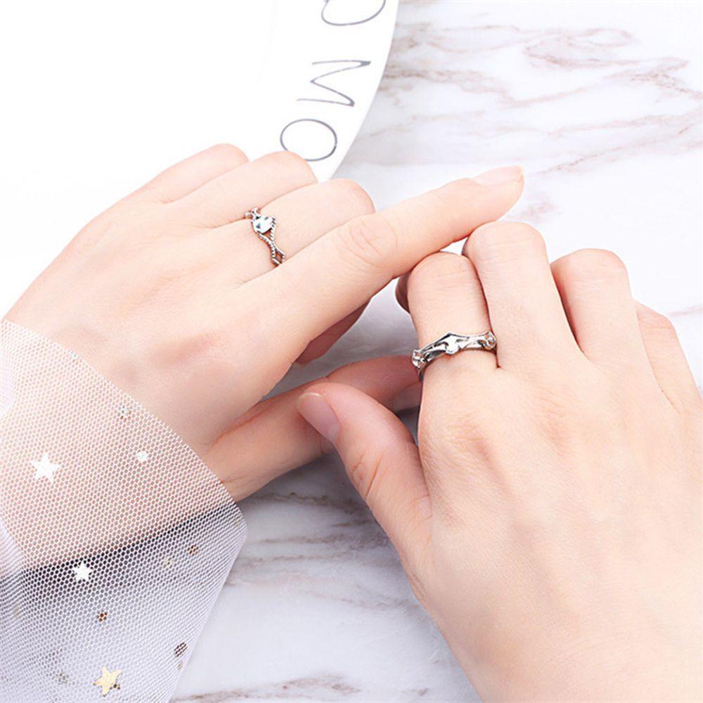 Nhẫn Cặp Đôi Có Thể Điều Chỉnh Kích Cỡ Sang Trọng