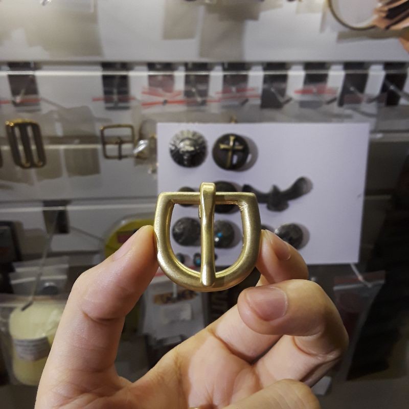 Mặt thắt lưng 20mm đồng thau