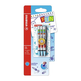 Ruột Bút Nước Stabilo Fun Refill (Bộ 3 Ruột)