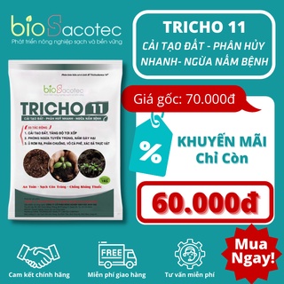 TRICHO 11 - Chế phẩm sinh học trichoderma cải tạo đất, phân hủy nhanh, ngừa nấm bệnh túi 1kg