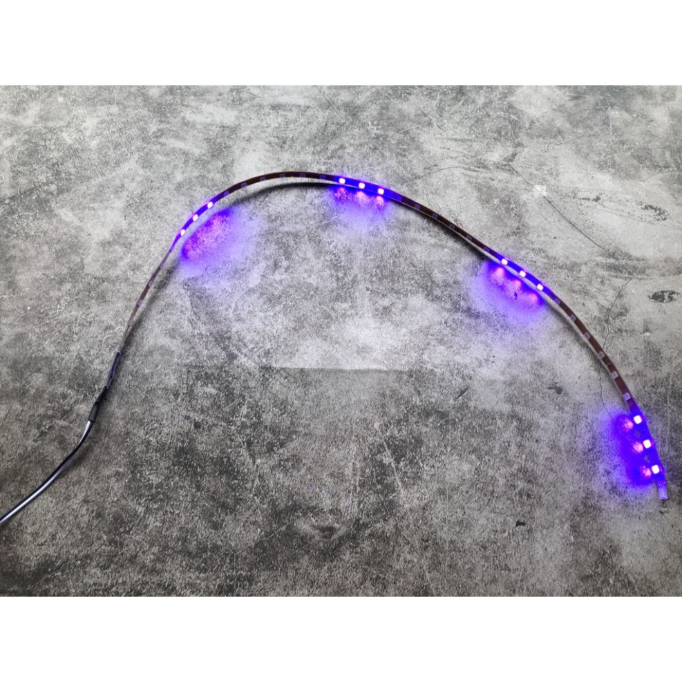 Dây Led 7 Màu Chạy Hiệu Ứng Nháy Gắn Xe máy , Oto 7 Màu Dài 50 cm!