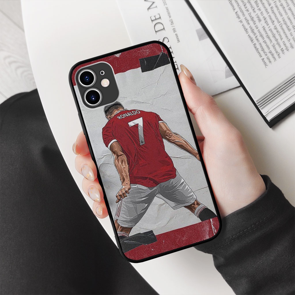 Ốp lưng iphone ronaldo ăn mừng bàn thắng 4 pro 13 11 12 promax 7 8 plus xs X Xr RONPOD20210048