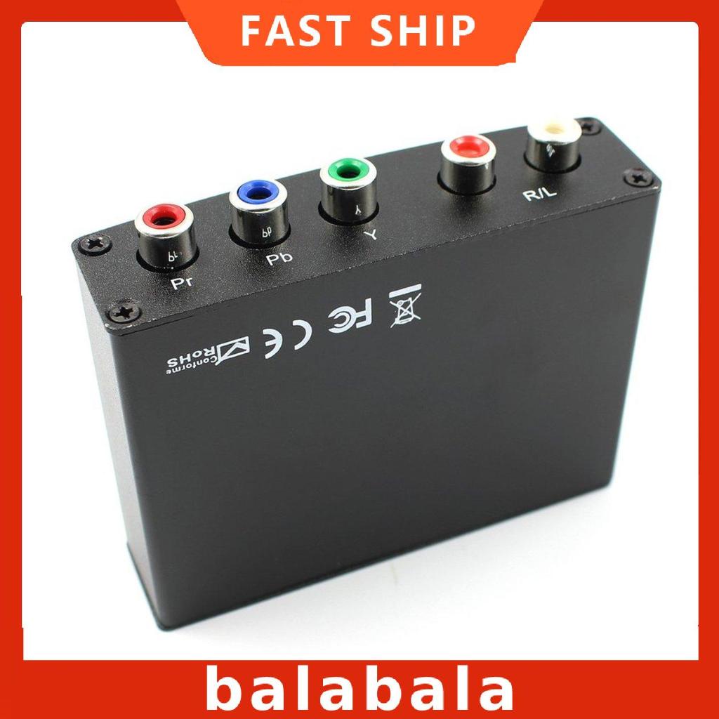 [BL]HDMI-compatible To 5RCA RGB Component YPbPr Video +R/L Audio Adapter Converter