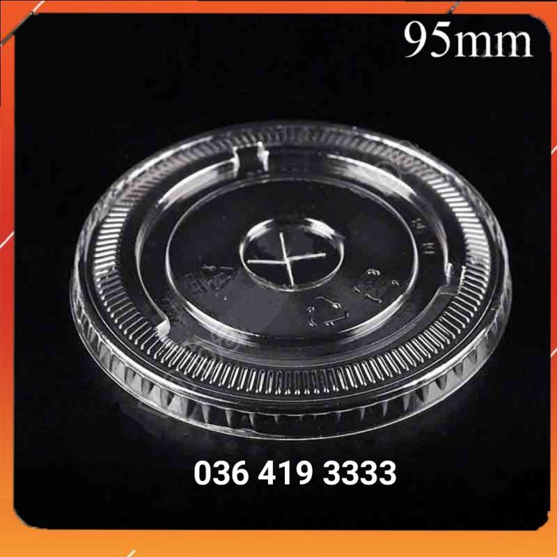 set 50 Nắp cốc nhựa phẳng 93 và 95mm