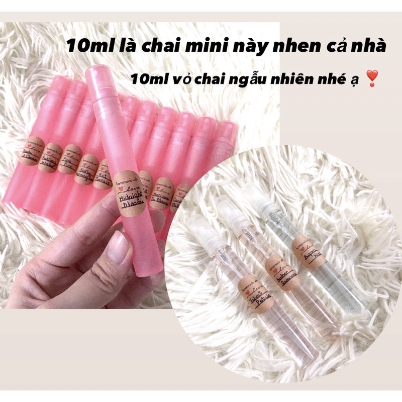 [10ml_Link 1] Xịt thơm Body Mist Victoria Secret Test 10ml nhiều mùi