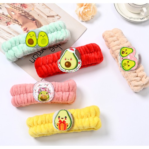 băng đô quả bơ BĐI30 băng đô avocado cute băng đô dễ thương hoạt hình thần tượng idol