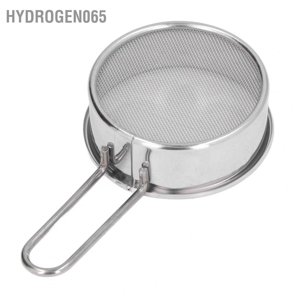 Hydrogen065 Rây bột tròn nhỏ 304 Thép không gỉ tốt 40 lưới Bộ lọc chuyên nghiệp cho tiệm bánh tại nhà Cửa hàng