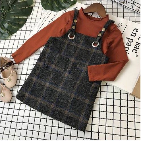 Set váy yếm dạ