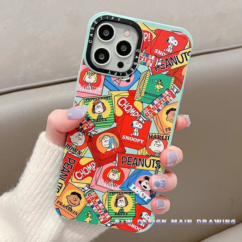 Ốp Điện Thoại Silicon Mềm Chống Sốc Hình Cún Snoopy Hoạt Hình Cho iPhone 13 12 11 Pro MAX IX XS MAX XR i7 i8 Plus