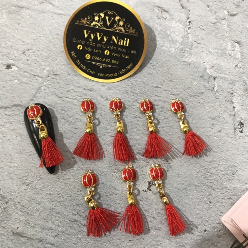 Charm Tết trang trí móng tay