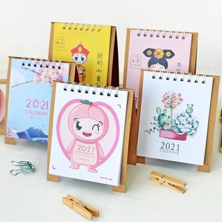 [Quà tặng] Sổ tay ghi chú lịch 2021 cute