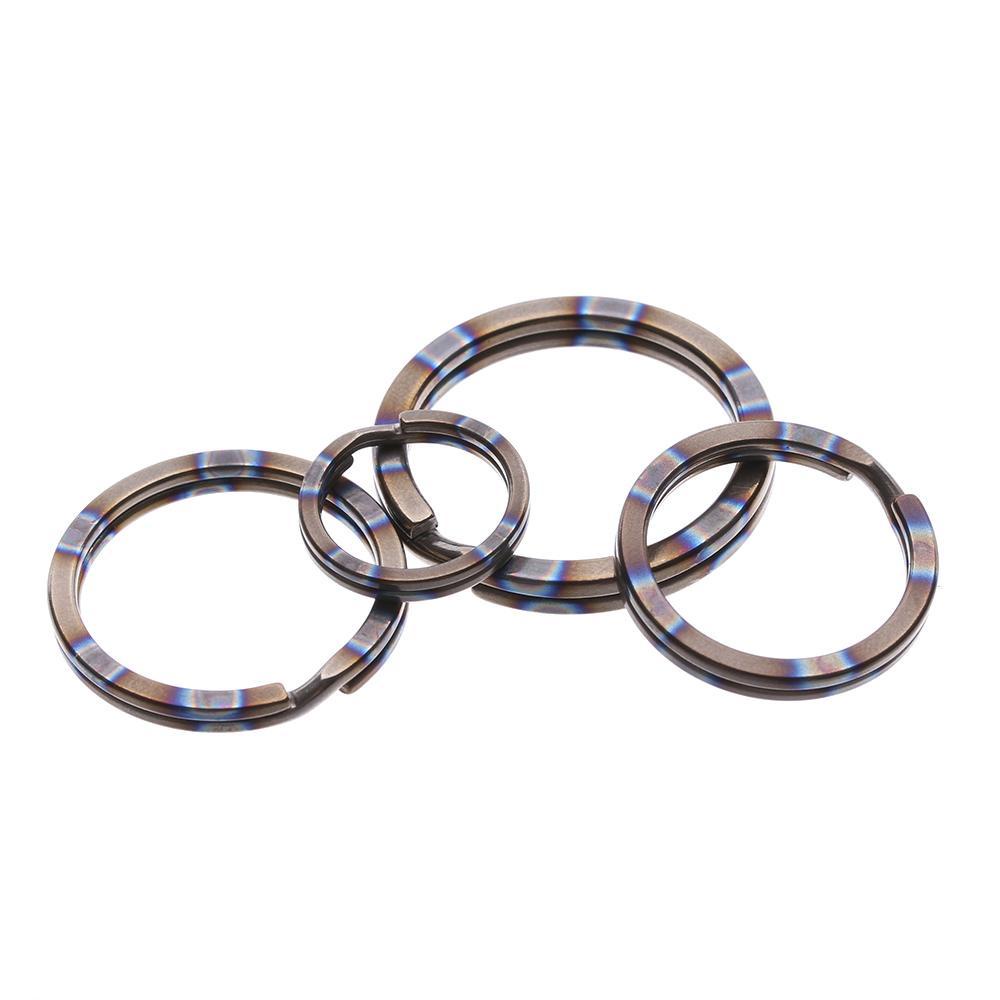 Set 1 / 2 Móc Chìa Khóa Bằng Hợp Kim Titan Tiện Dụng Khi Đi Cắm Trại