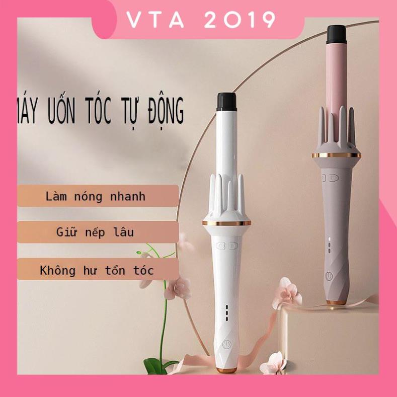 Máy uốn tóc tự động chất liệu gốm sứ đường kính uốn 28mm mẫu mới nhất BH 6 tháng shop VTA