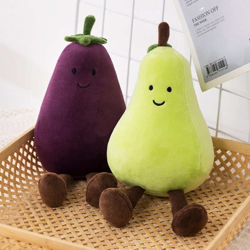 Gối Nhồi Bông Mềm Mại Hình Trái Cây Hoạt Hình Đáng Yêu