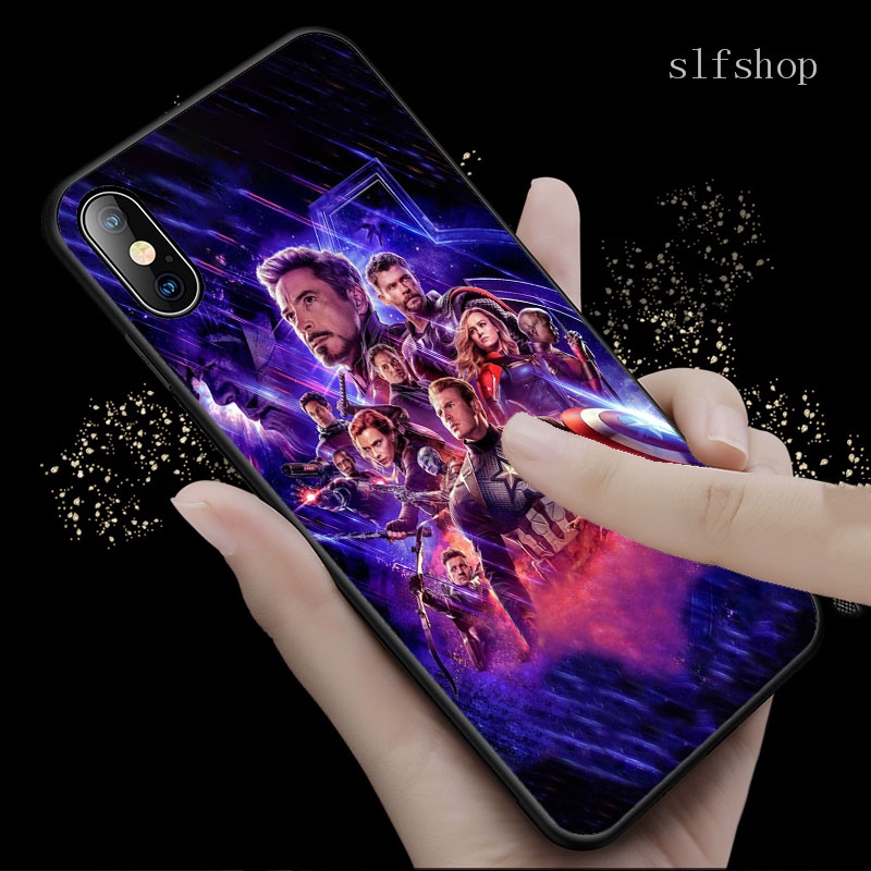 Ốp Điện Thoại Mềm In Logo Avengers Endgame Marvel Cho Htc 10 Pro D10W E8 M7 One Me X9 X10 820mini 620 10 Evo E9 Plus