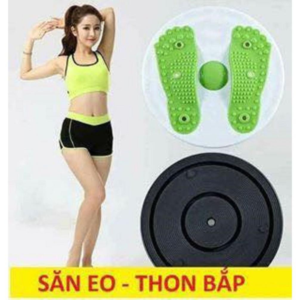 Bàn xoay eo đĩa xoay eo tập cơ bụng tại nhà xoay 360 độ cực tiện lợi