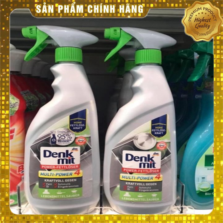 Chai xịt vệ sinh đồ bếp Denk mit Đức