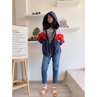 ÁO KHOÁC DÙ PHỐI MÀU