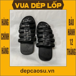 dép cao su 5 quai ngang dt mẫu dép thủ công của vua dép lốp Phạm Quang Xuân, có ảnh thật, hàng sẵn, bảo hành