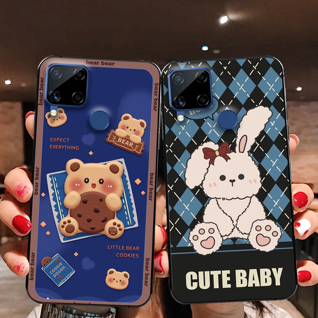 Ốp lưng Realme C12 / Realme C15 / Realme C17 / Realme 7I in hình cute, mẫu chú gấu siêu đẹp- GIÁ RẺ