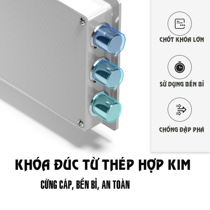 Két sắt mini thông minh vân tay khóa số cao cấp, mật mã chống cháy nhập khẩu BOFA điện tử an to