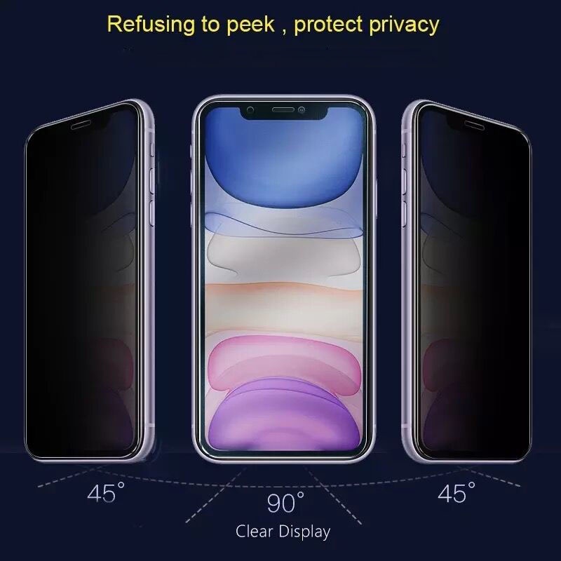 Set Kính Cường Lực Chống Nhìn Trộm + Miếng Dán Màn Hình Dành Cho Samsung Galaxy A9 Pro 2016 A8 Star A6 Plus 2018 A7 A5 2016 2017