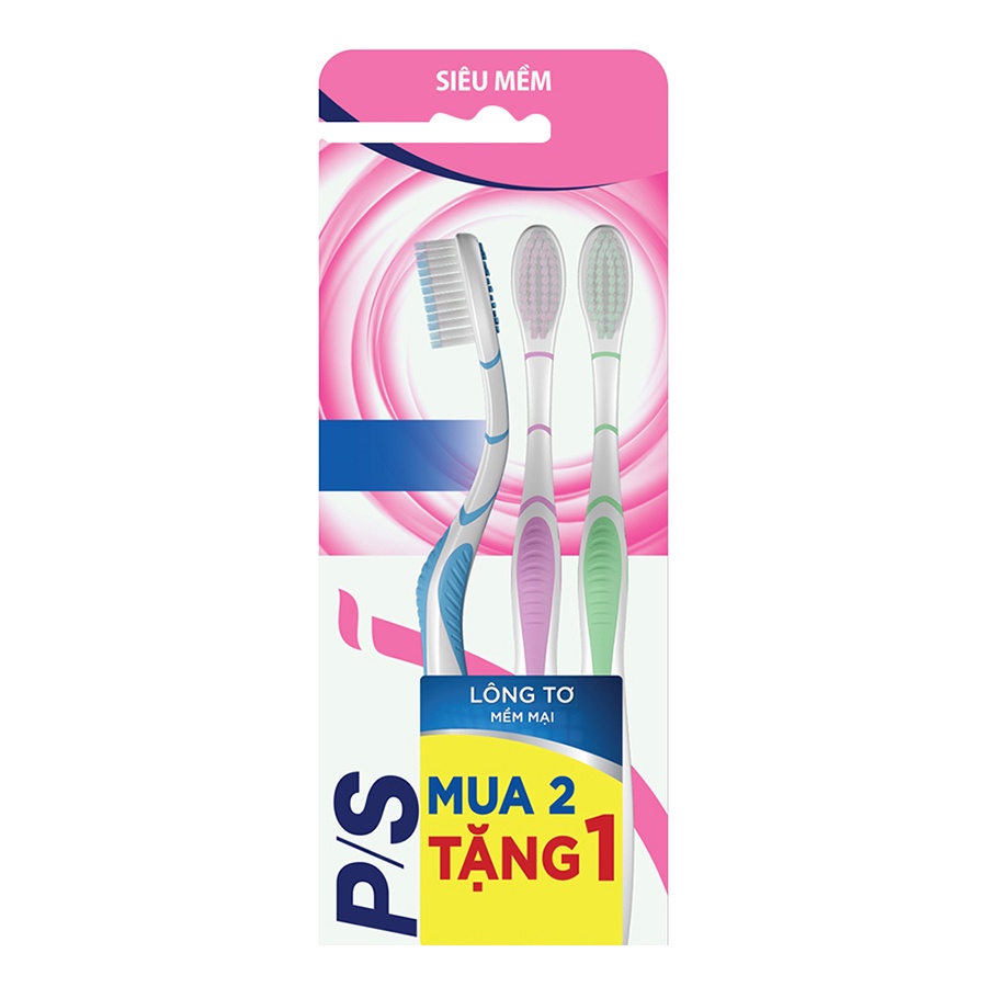 Bàn chải đánh răng PS vĩ 3 cây