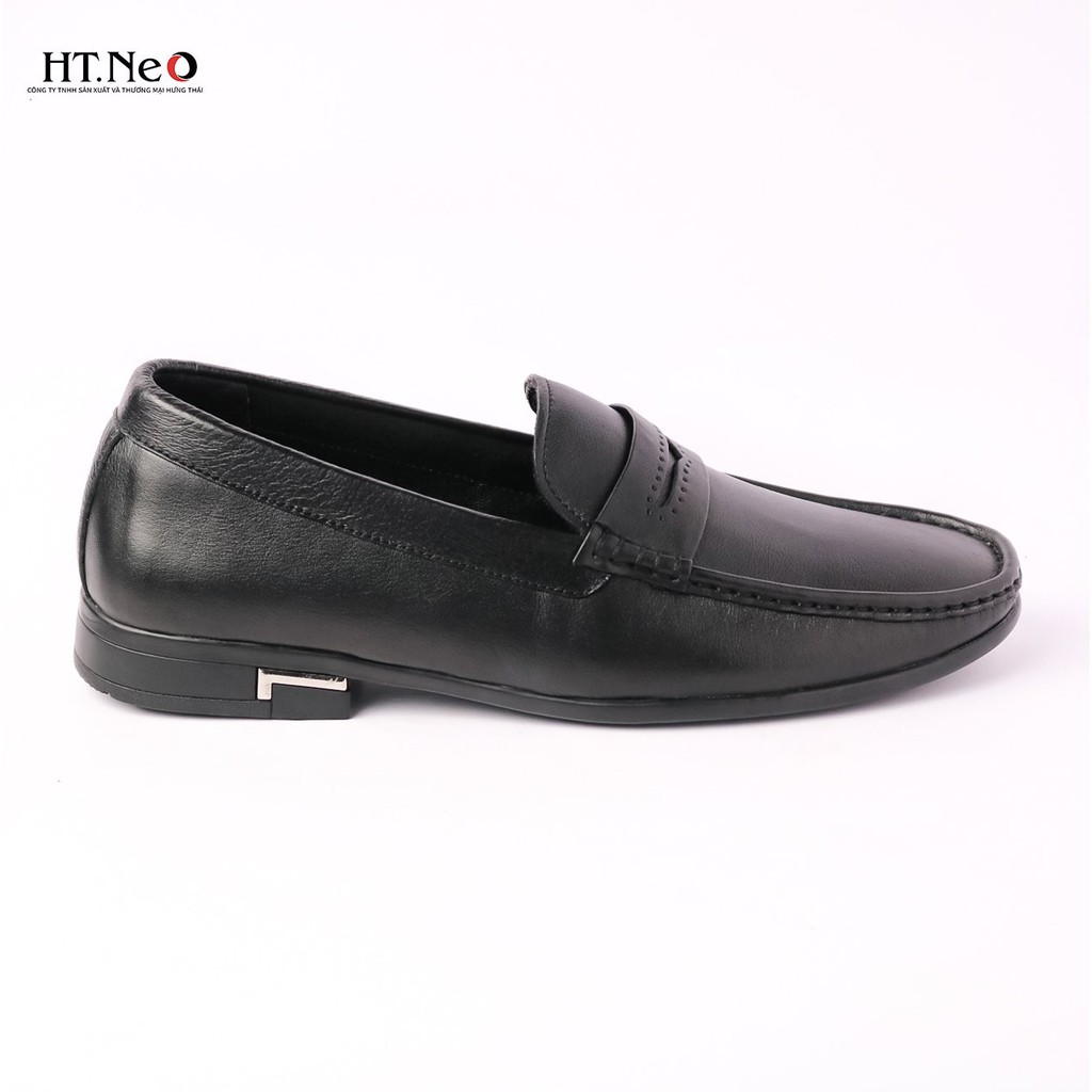 Giày da bò nam thời trang HT.NEO da bò 100%  kiểu dáng nam tính lịch lãm, đường may chắc chắn D36