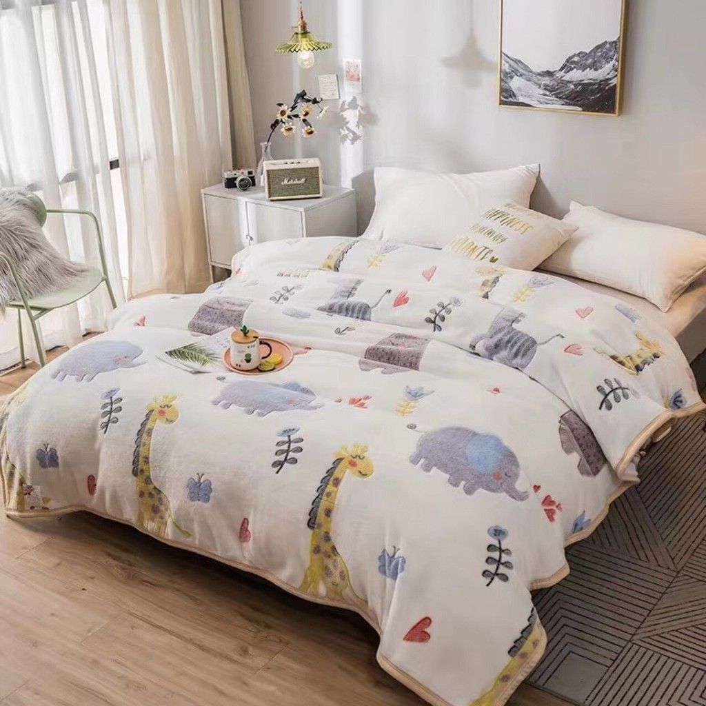 CHĂN TUYẾT SỮA CHĂN LÔNG CỪU SIÊU MỀM MỊN MẪU MỚI NHẤT 2019 SHOP THỎ GẤU BEDDING