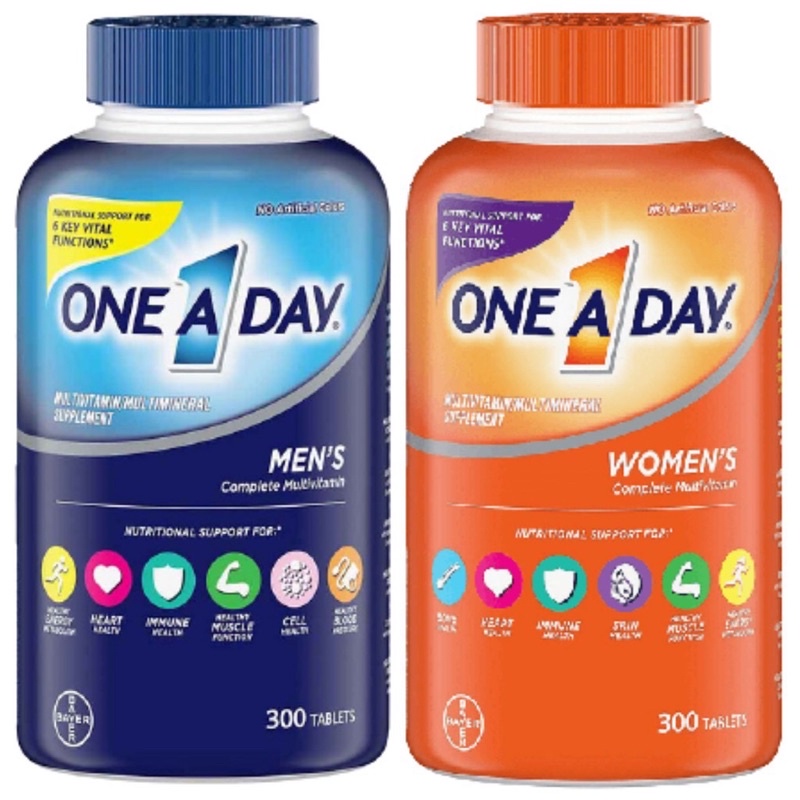 [Hàng Mỹ]date09/2024 Viên Uống One A Day Men 50+Lọ300 viên ( Nam Nữ)
