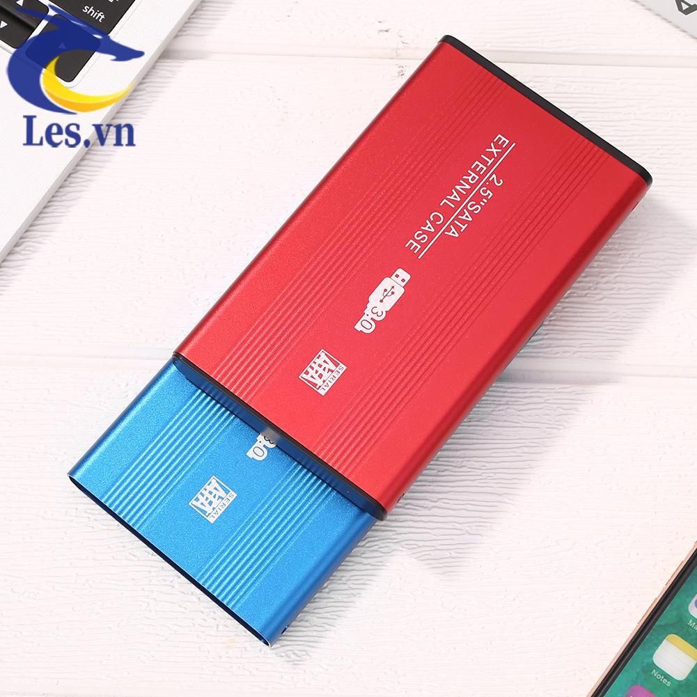 Vỏ Ổ Cứng Ngoài Bằng Hợp Kim Nhôm 2.5 inch HDD SSD Box USB SATA3.0