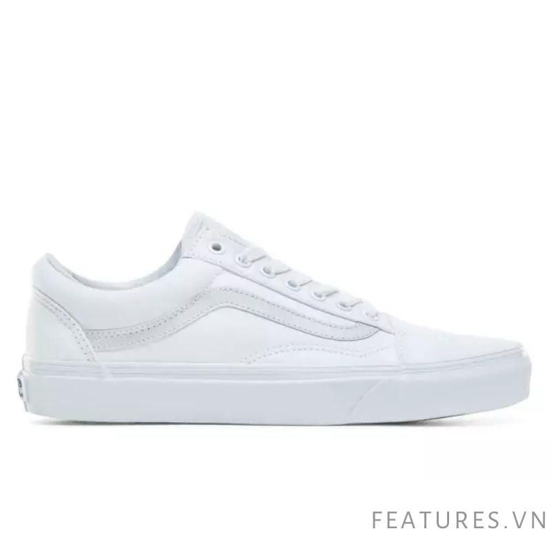 [GIÀY CHÍNH HÃNG] Giày Sneaker Vans Old Skool All White - Ship US