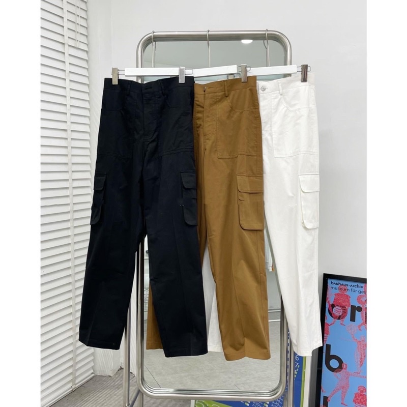 Quần rip khoá túi chất liệu jean