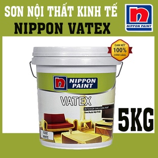 Sơn nước nội thất - trung cấp - nippon vatex- 5kg