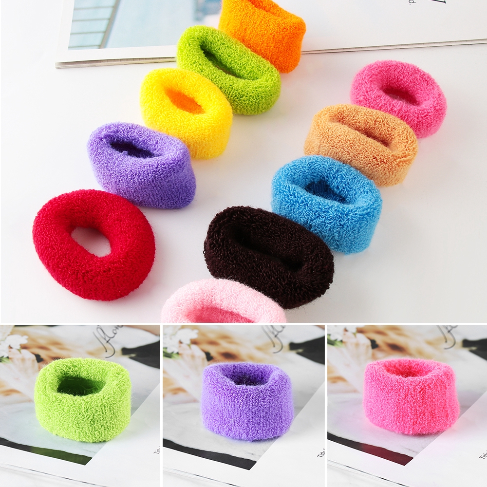 Dây buộc tóc mềm , màu sắc kẹo ngọt