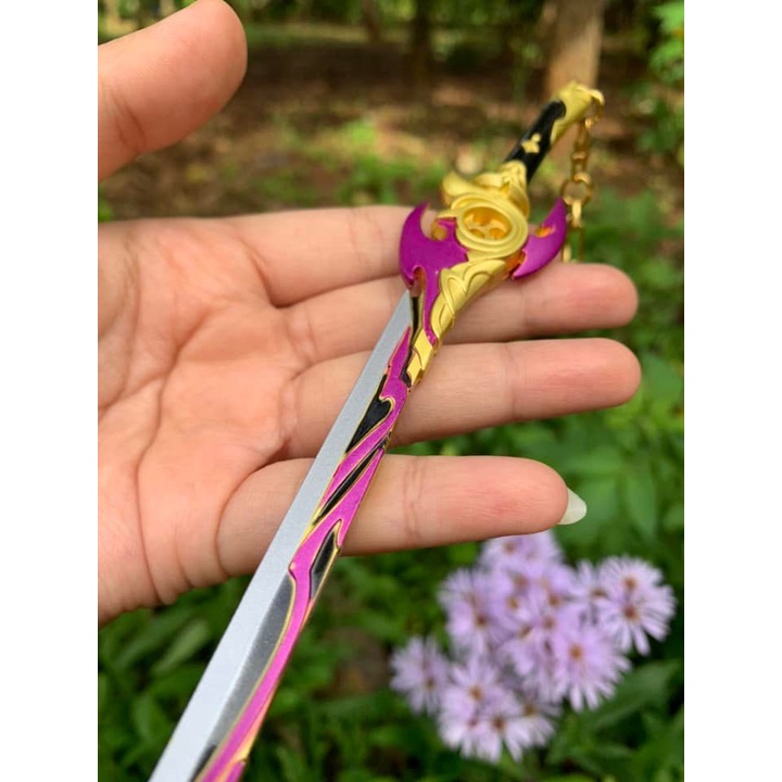 Móc khoá mô hình Ánh sáng đêm Sương mù 22cm - Genshin Impact [tặng đế] | Baystore