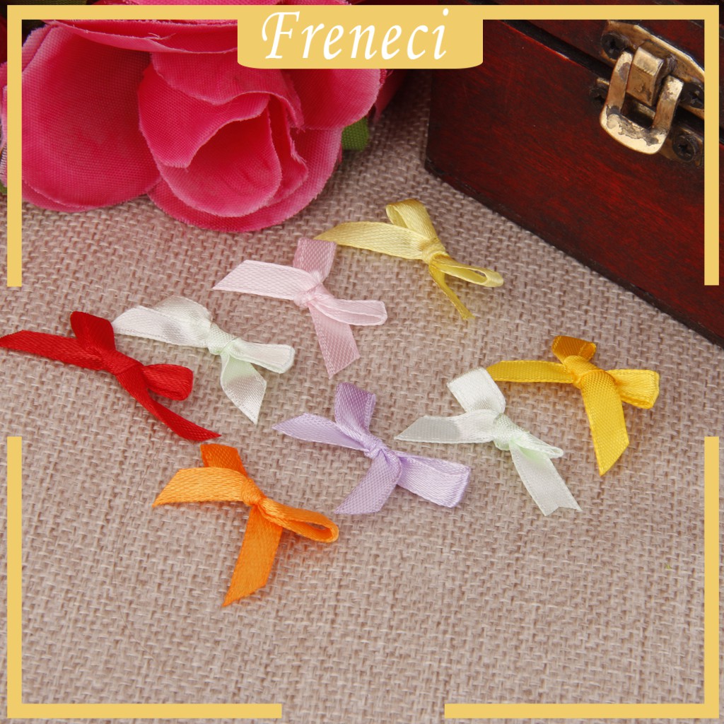 Set 100 Nơ Ruy Băng Mini Trang Trí Đa Dụng