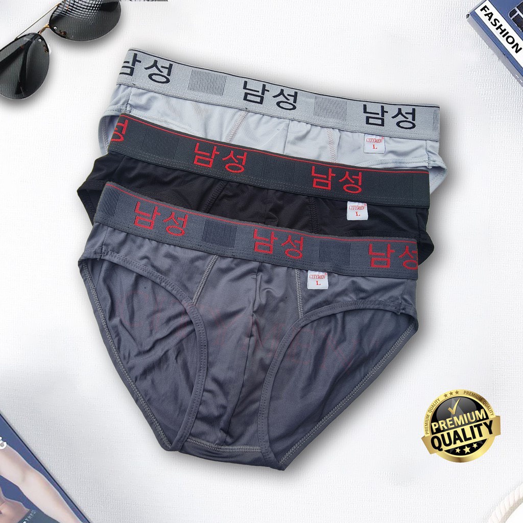 Quần Lót Nam Chất Thun Mát Lưng Bản To Chữ Hàn Quốc