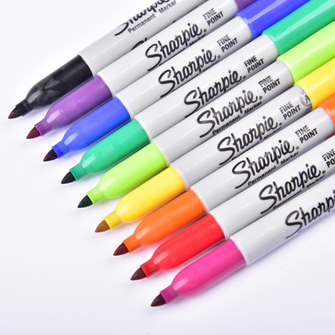 Bút Lông Dầu Viết Trên Mọi Bề Mặt Siêu Bám Dính Sharpie của Mỹ (nhiều màu)