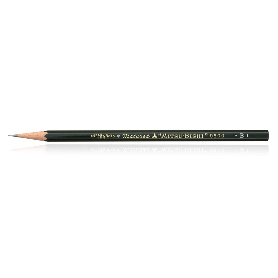 Bút chì Matured Mitsubishi 9800 Micro Graphite Lead Pencil