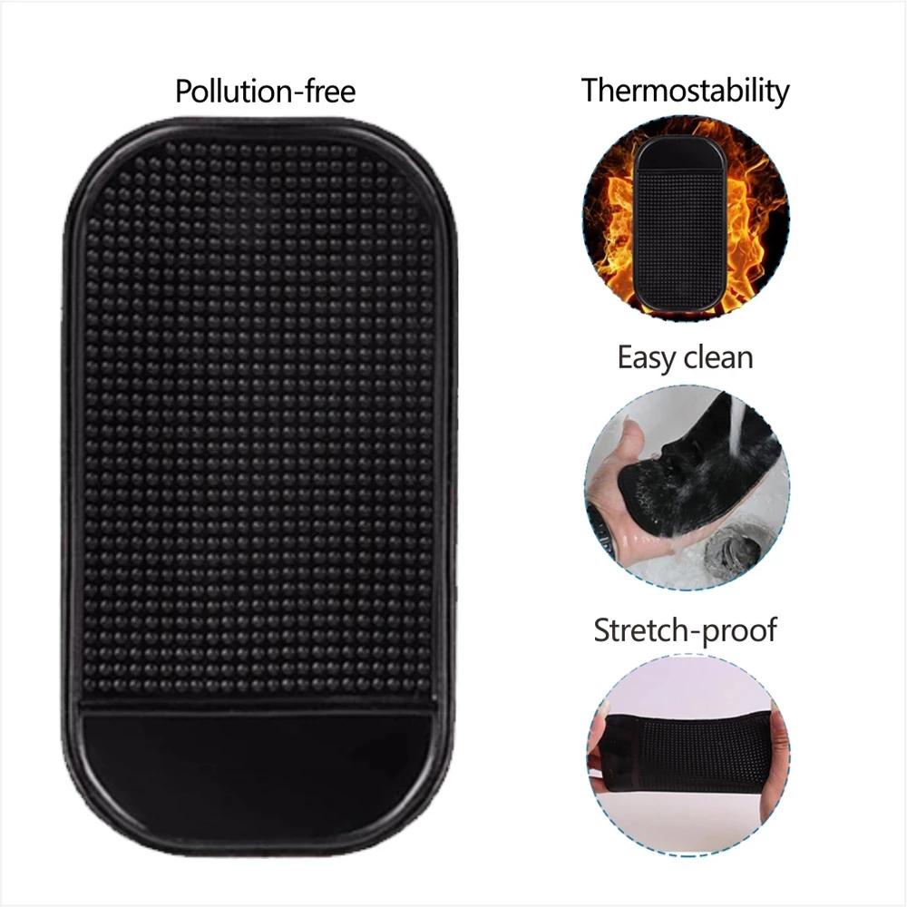 Thảm Chống Trượt REBUY1 Bằng Silica Gel Màu Đen Cho Điện Thoại GPS