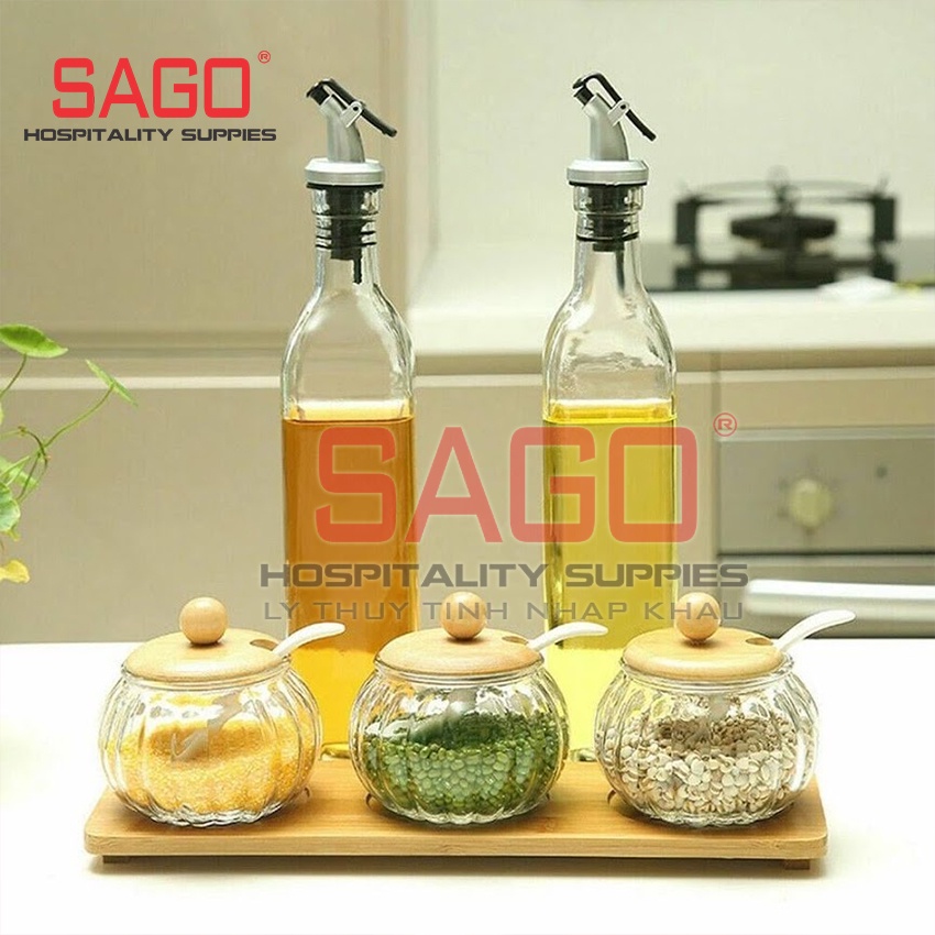 Chai Thủy Tinh Vuông Nắp Xịt Dầu Cao Cấp 250ml | 500ml , Tùy Chọn Dung Tích