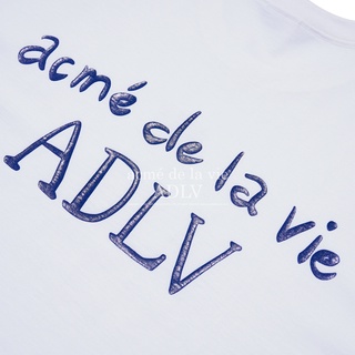 (HÀNG CHÍNH HÃNG) Áo thun ADLV - Acmé de la vie - GLOSSY BASIC LOGO WHITE TEE LinhLyxAuth llxauth