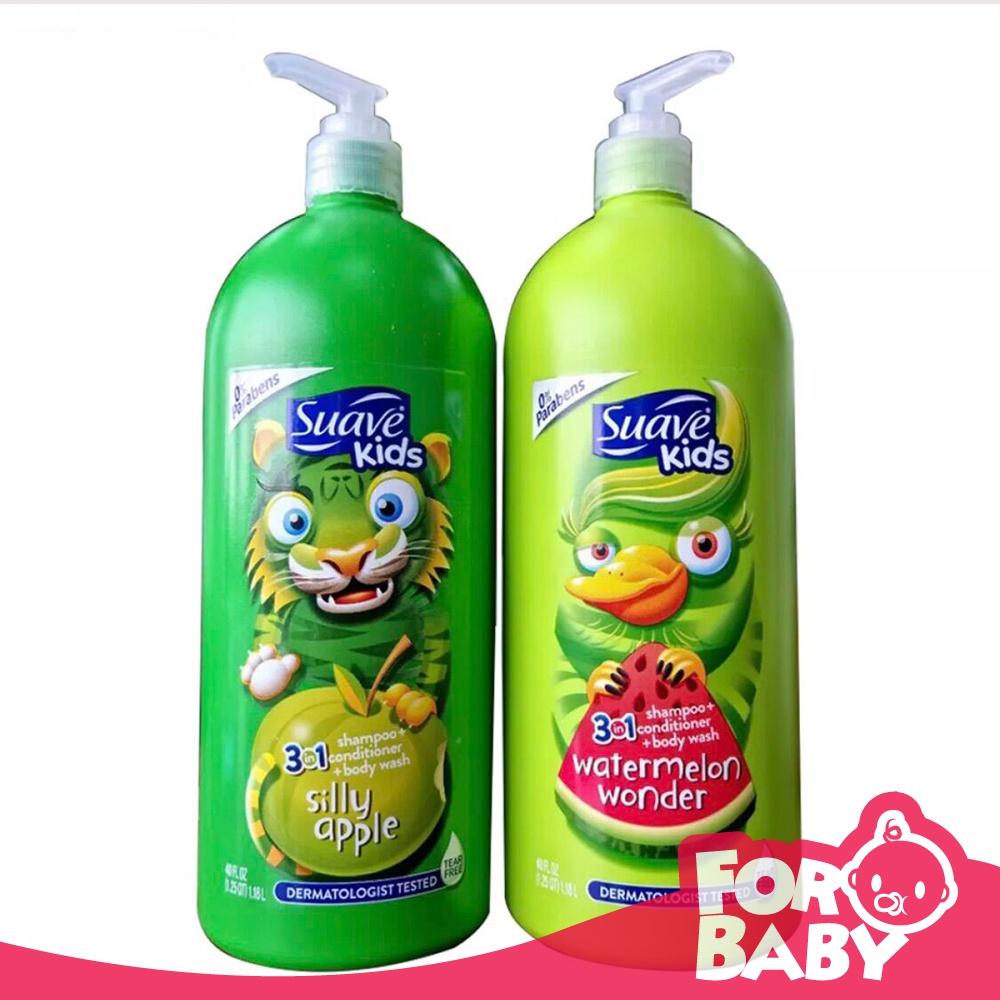 Sữa tắm gội Suave Kids có vòi 532ml/1.18 lít