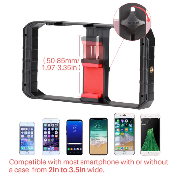 Tay cầm chống rung cho điện thoại hỗ trợ quay phim, chụp ảnh ulanzi u-rig pro hàng chính hãng