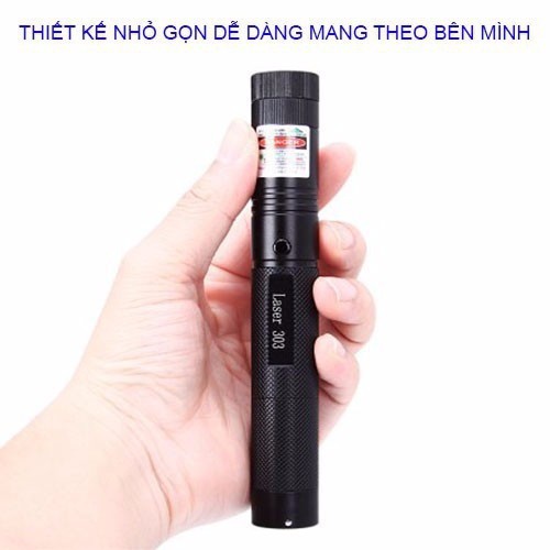 Bộ đèn Lazer 303 tia đỏ cao cấp (Đen)