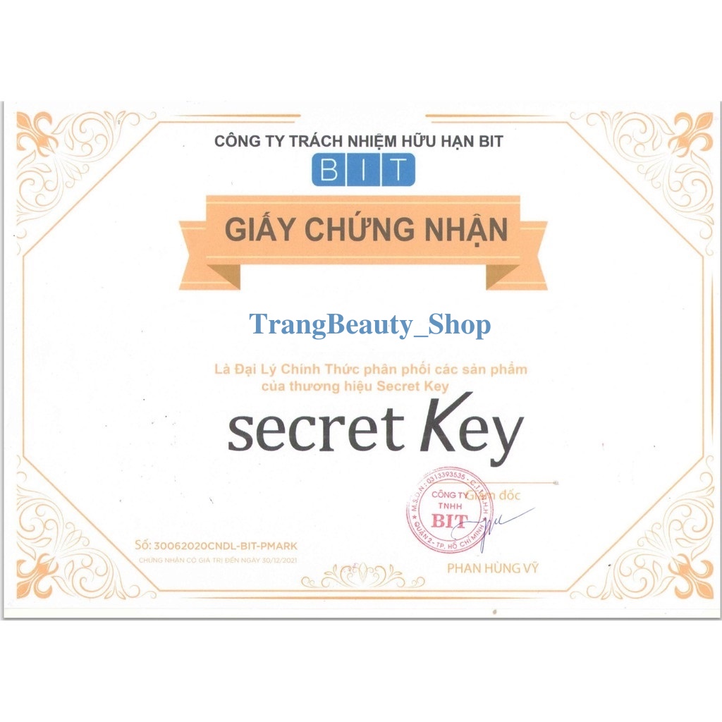 Kem Tắm Trắng Secret Key Snow White Milky Pack 200gr